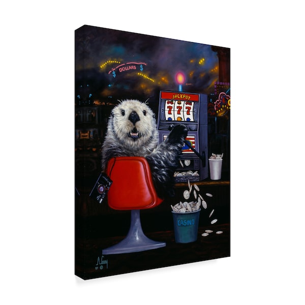 Anthony Casay 'Rich Otter 2' Canvas Art,18x24